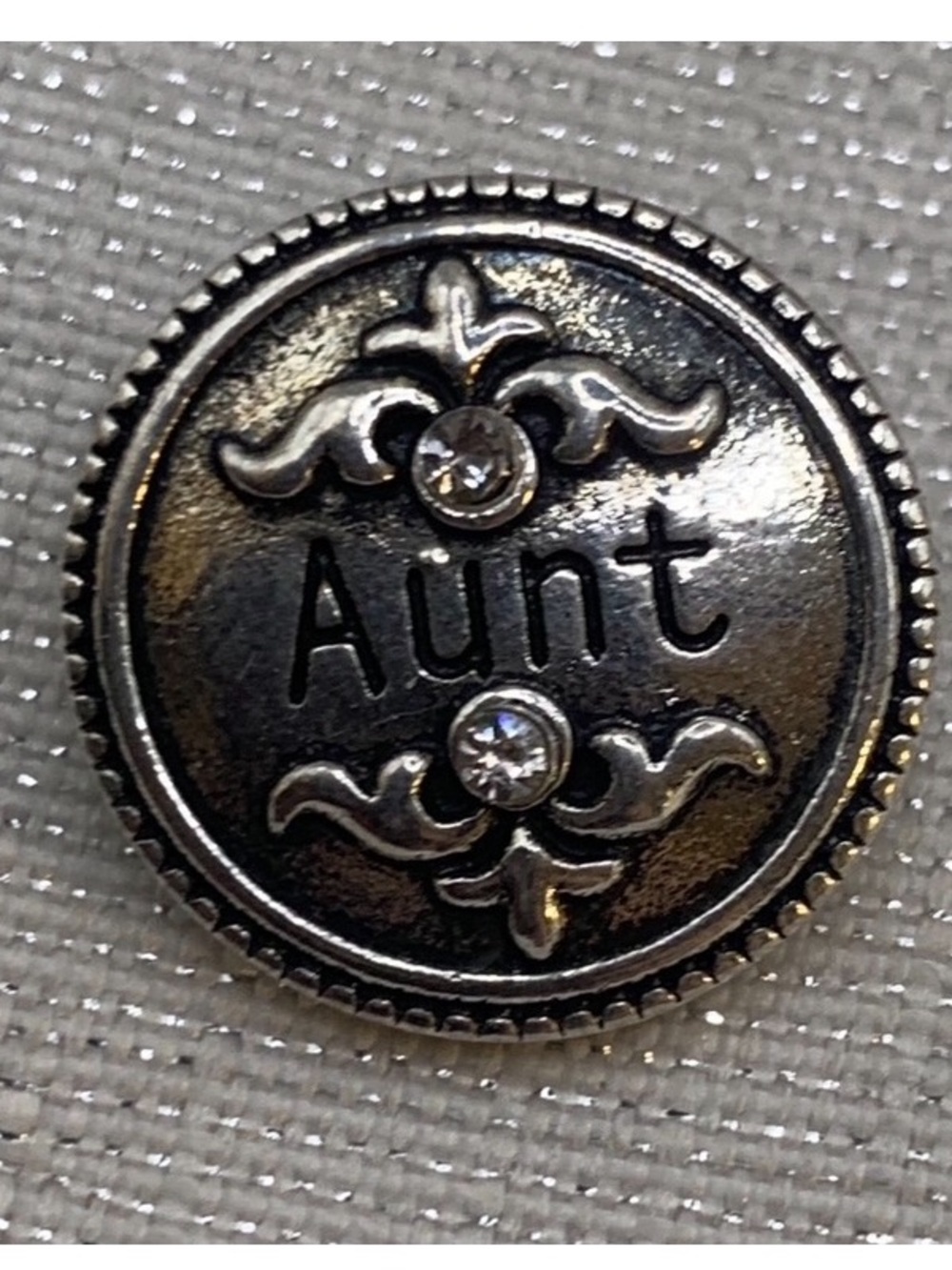 💗Aunt  - Snap Button Charm - 18mm/20mm